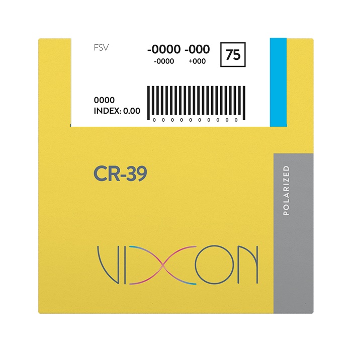 Vixon 1.50 Polarizado Gris Terminado Visión Simple PLANO B4 80 UC