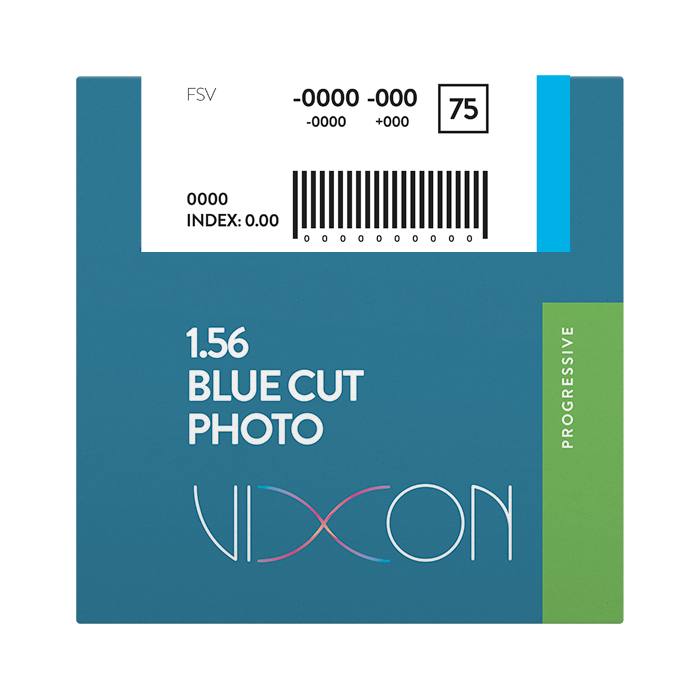 Vixon 1.56 Bluecut Foto Gris Terminado Progresivo 70/12 AR