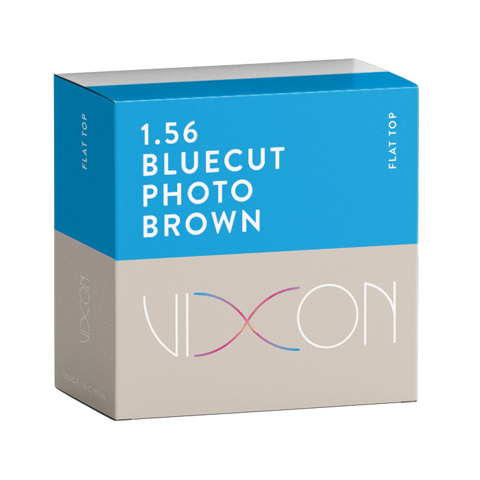 Vixon 1.56 Bluecut Foto Marrón Semiterminado Flat Top 70/28 HC