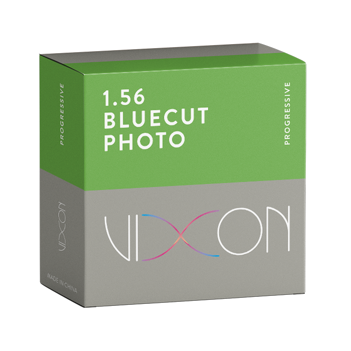 Vixon 1.56 Bluecut Foto Gris Semiterminado Progresivo 75/14 (AR AZUL)