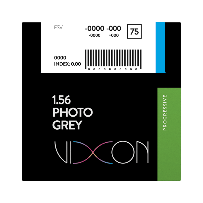 Vixon 1.56 Foto Gris Terminado Progresivo 70/14 AR