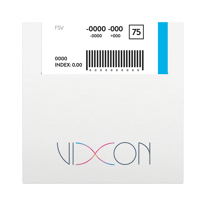 Vixon 1.60 Ultravex Bluecut Terminado Visión Simple 75/70 (SAR AZUL) Rango Extendido