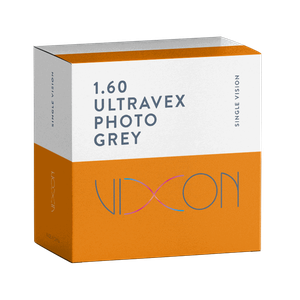 Vixon 1.60 Ultravex Bluecut Foto Gris SPIN Semiterminado Visión Simple 75 HC