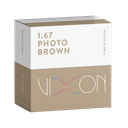 Vixon 1.67 Foto Marrón SPIN Semiterminado Visión Simple 75 HC
