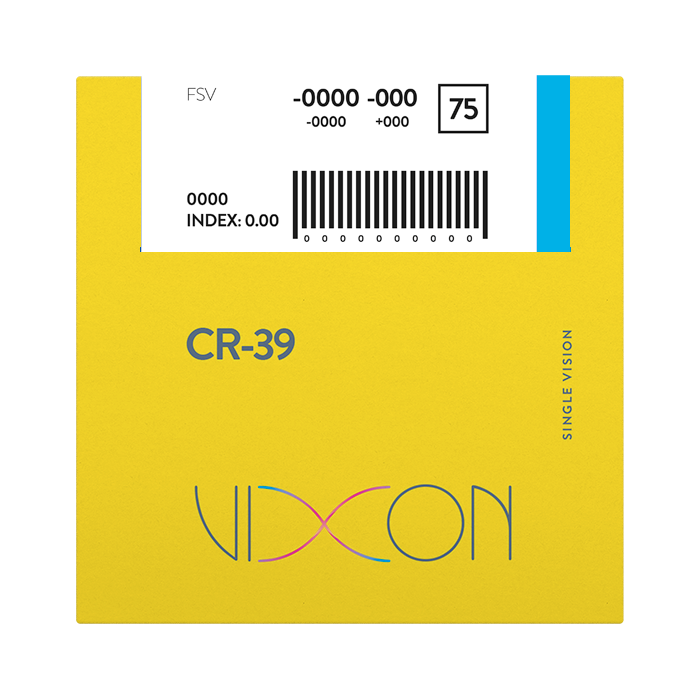 Vixon CR39 Terminado Visión Simple 70 UC