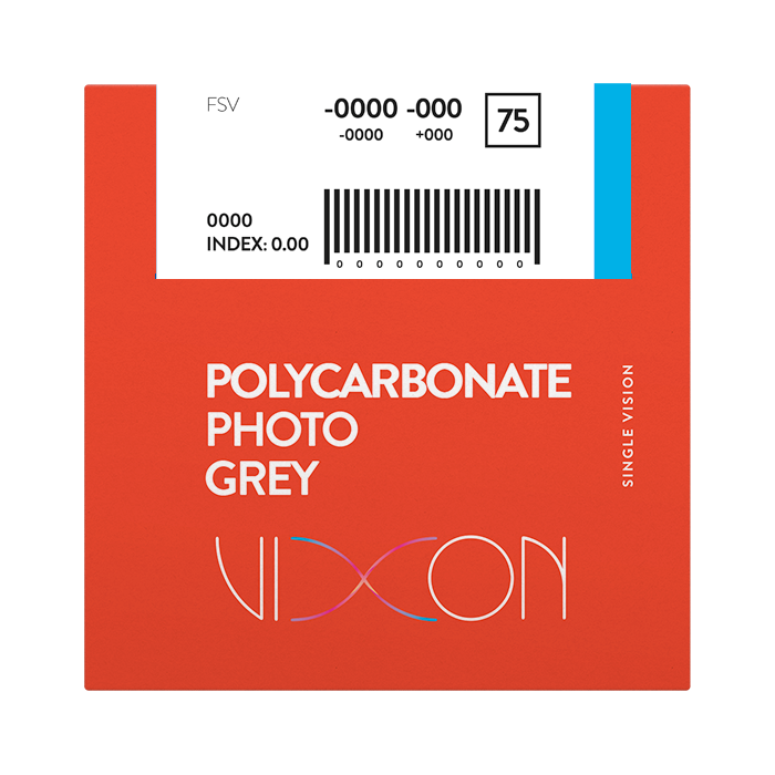 Vixon Policarbonato Foto Gris DIP Terminado Visión Simple 65 AR