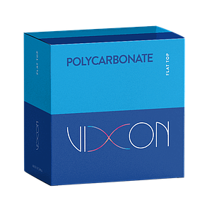Vixon Policarbonato Semiterminado Flat Top 75/28 AR