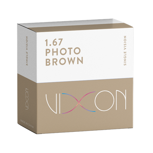 1.67 FOTOCROMATICO MARRON SEMITERMINADO VISION SIMPLE