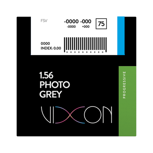 1.56 FOTOCROMATICO GRIS PROGRESIVO 72/14